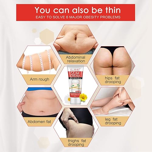 Miniatura 6 de Crema caliente crema ardiente de grasa para el vientre crema para el entrenamiento del sudor crema de eliminación de celulitis crema delgada para