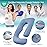 Sasttie Pregnancy Pillows for Sleeping, Jumbo U Shaped Cooling Full Body Pillow with Removable Cover, Pregnant Women Must Haves, Maternity Essential, Blue