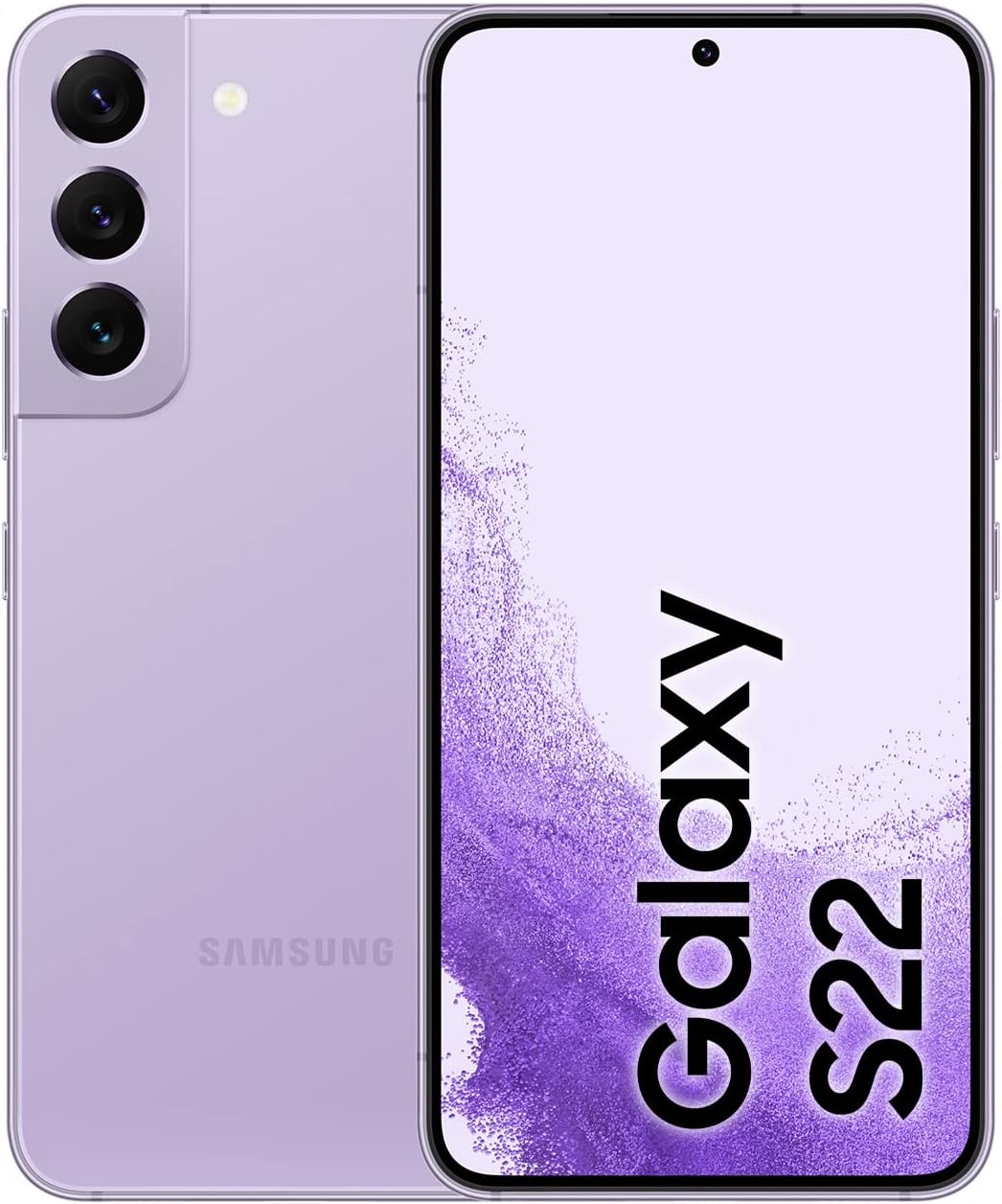 Galaxy S22 5G Android Smartphone, 256GB, 8GB RAM, Dual Sim Mobile Phone, Bora Purple UAE Version, 256 GB