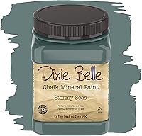 Vista 56 de Dixie Belle Paint Company - Pintura con acabado de tiza para muebles, color blanco lino (Drop Cloth), 8 fl oz, pintura mineral color blanco lino mate