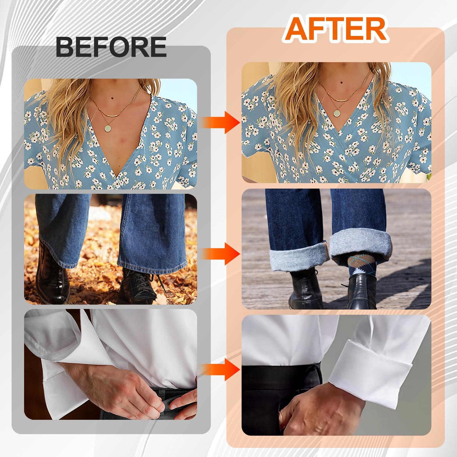 Stitch Gun for Clothes with Case, Mini Stitch Gun for Clothes, Quick Clothing Fixer, Quilting Hemming Gun Kit with 6 Needles, 1500 White & 1500 Black Fasteners (Standard) - Image 3