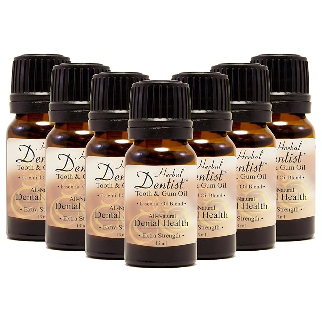 Herbal Dentist Tooth Gum Oil Extra Strength 100 Pure Natural Complete Oral Health Care 7 Pack