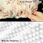 TANOFAR Windproof Baby Car Seat Cover, 3D Mink Dot Infant Car Seat Canopy with Breathable Mesh Window, Baby Carrier Cover for All Seasons, Easy Access Carseat Carrie Snug Fit Stroller, Autumn