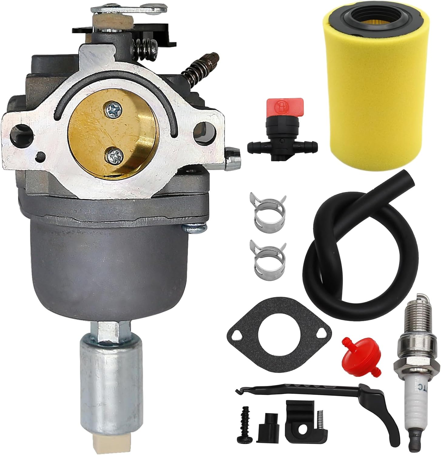 Anxingo 13WM77KS011 42" Carburetor Replacement for Troy Bilt Pony 13AN77KS211 13WN77KS066 Riding Lawn Mower Tractor, Replacement for B S 15.5HP 17.5HP 500cc Engine