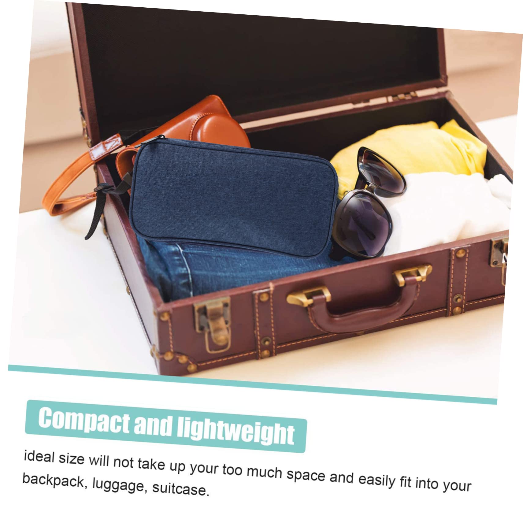 NUOBESTY Bolsa De Almacenamiento De Lana Organizador De Ganchillo Accesorios De Tejido Bolsas De Viaje Estuche Para Agujas De Ganchillo Organizador De Agujas De Tejer Bolsa De Tela