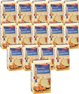 BIELMEIER KÜCHENMEISTER Brotbackmischung Süßes Brot 15 Stück á 500 g Jeden Tag frisches Brot genießen Made in Baden-Württemberg