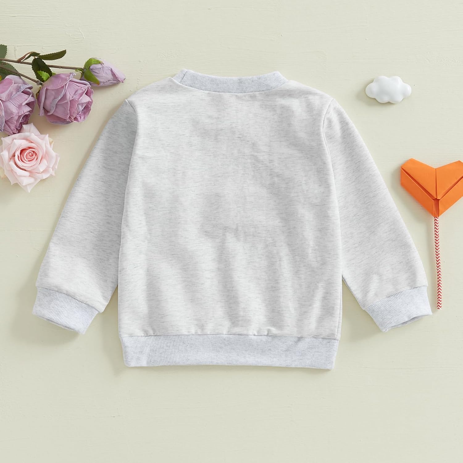 Karuedoo Toddler Baby Boy Girl Valentines Clothes Letter Print Crewneck Sweatshirt Long Sleeve Shirts Top Spring Outfit - Image 4
