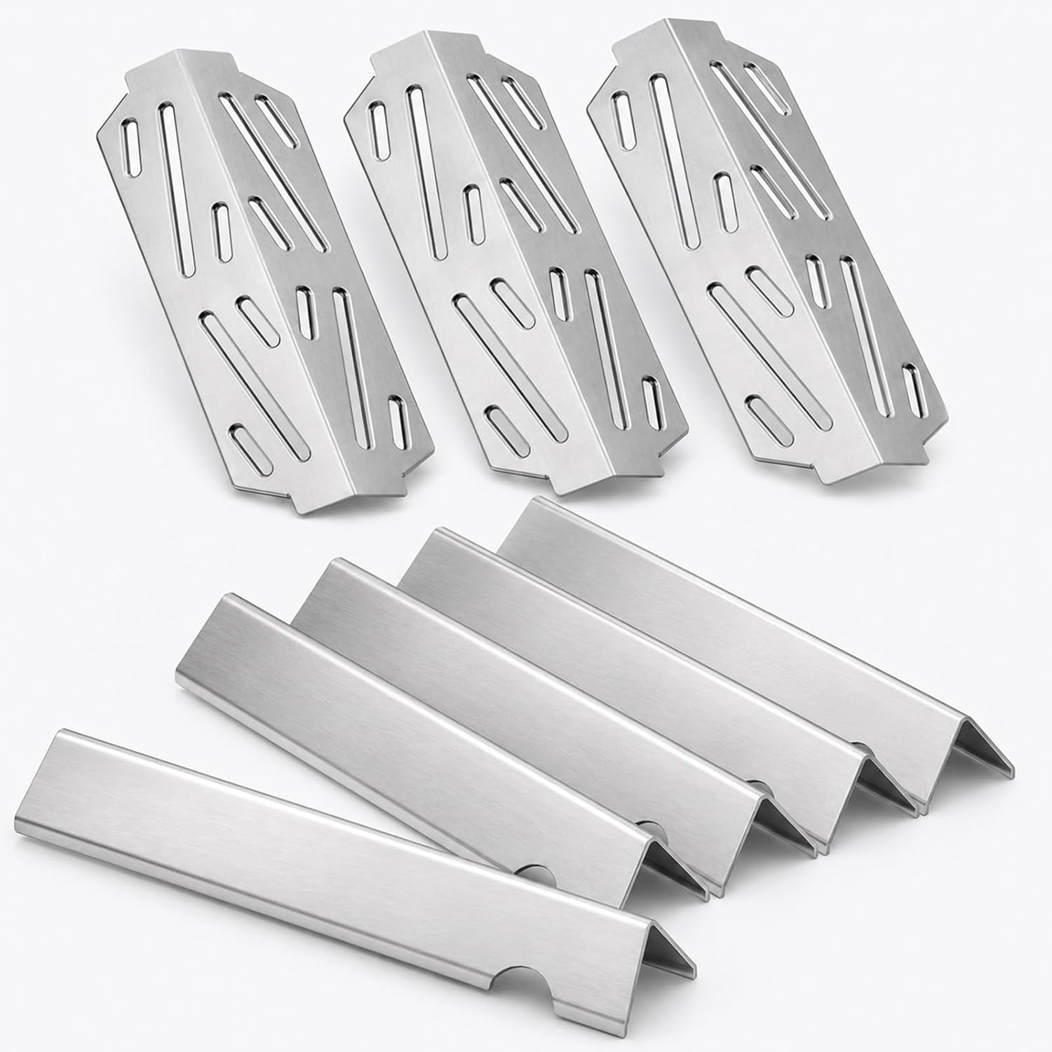 Genesis 2 Grill Parts for Weber Genesis ii 300 Series E-310 E-315 E-330 S-310 S-335 Replacement Parts, Replacement Kit for Weber 66032 SUS304 Stainless Steel Flavorizer Bars, 66795 Heat Deflectors