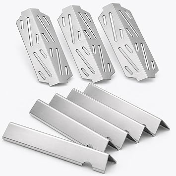 Genesis 2 Grill Parts for Weber Genesis ii 300 Series E-310 E-315 E-330 S-310 S-335 Replacement Parts, Replacement Kit for Weber 66032 SUS304 Stainless Steel Flavorizer Bars, 66795 Heat Deflectors