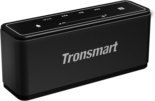 Tronsmart Bluetooth Speaker, Mega 40W wireless speakers Bluetooth 5.0 with 15 Hours Playtime,NFC Touch Control, True Wireless Stereo, Built-In Mic, Hands-Free Calling for Outdoor,Party,Travel-Black
