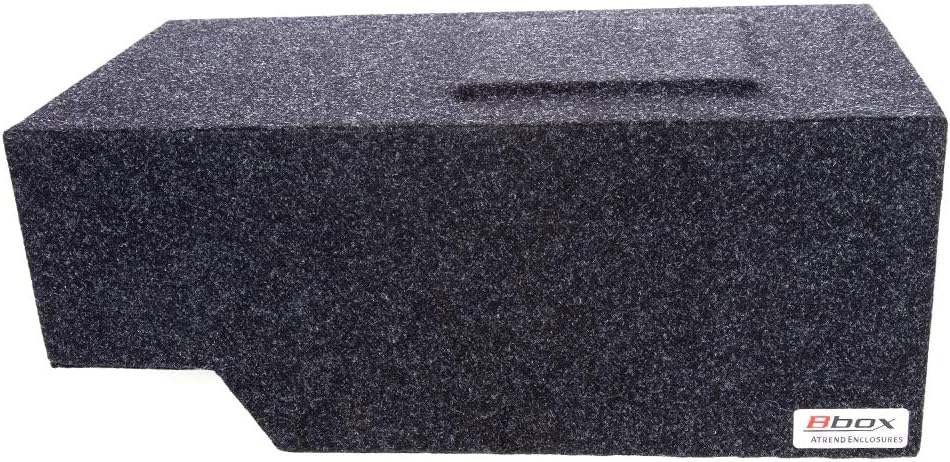 Exсluѕіvе Dіѕсоunt 60% Prісе Atrend SCA151-12CP Single 12 Sealed Subwoofer Enclosure Subwoofer Box Carpeted - Fits 1999-2007 Chevrolet/GMC Silverado/Sierra Extended Cab High Grade MDF With Polyfill and Silver Terminals