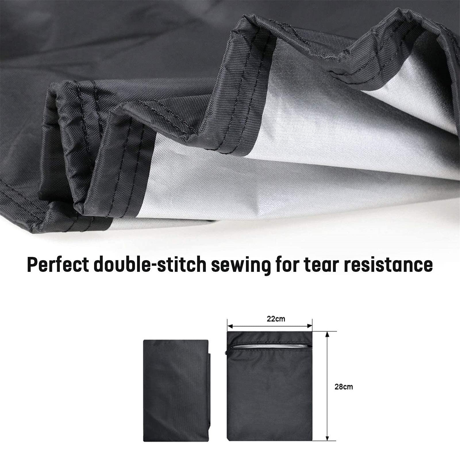 Copertura impermeabile per barbecue in tessuto di bue 210D, resistente ai raggi UV, protezione resistente alle intemperie per griglie a gas (70 x 96 cm), essenziale per cucinare all'aperto