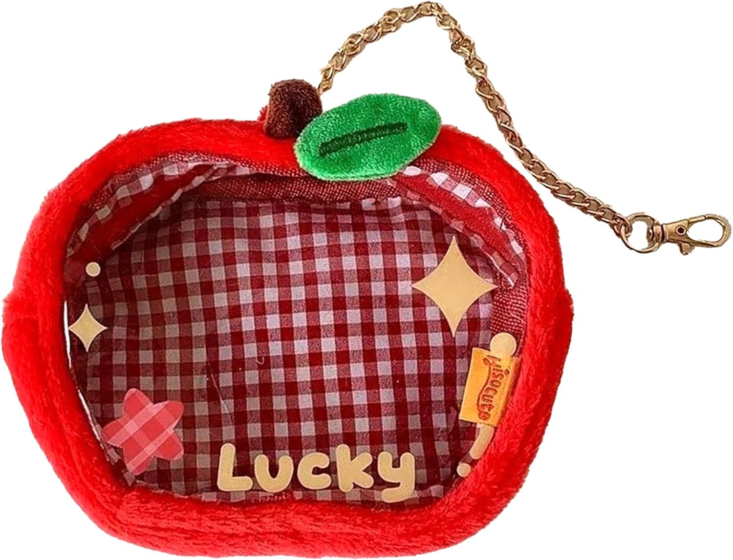 Apple Plush Pouch - Sewing, For 3.9 inches (10 cm) Red