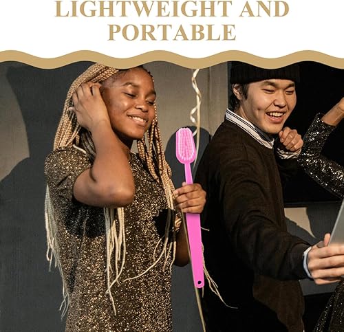 Miniatura 5 de POPETPOP Cepillo de dientes gigante, accesorio para cepillo de dientes gigante, artículos cómicamente grandes, cepillo de dientes de demostración de