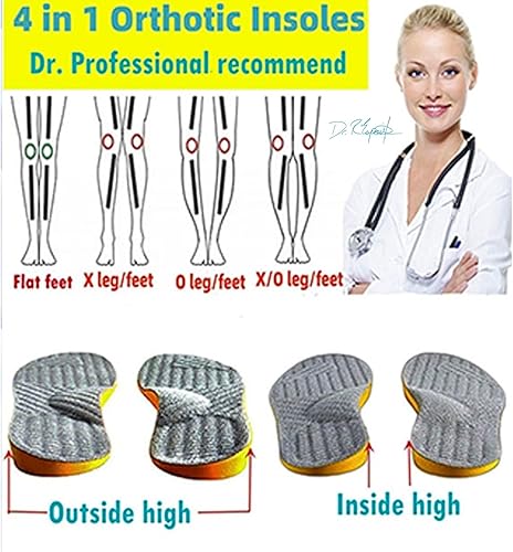 Miniatura 2 de Plantillas ortopédicas para corregir la postura para mujeres y hombres, plantillas de gel 4 en 1, plantillas de gel para pies planos, soporte de