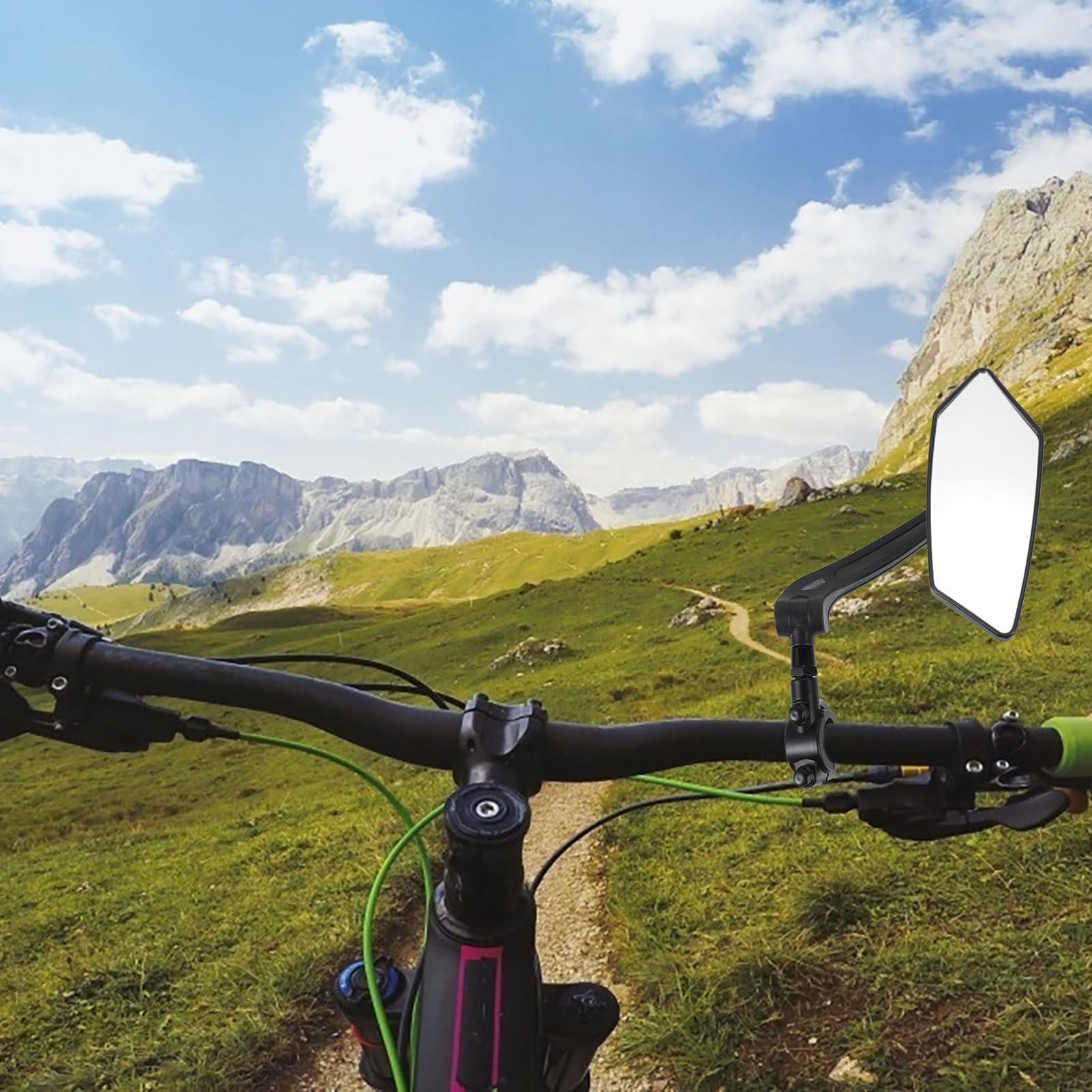 BESPORTBLE 5pezzi Specchietto Retrovisore Per Facile Installazione Per Mountain Bike -bike Accessorio Per Ciclisti