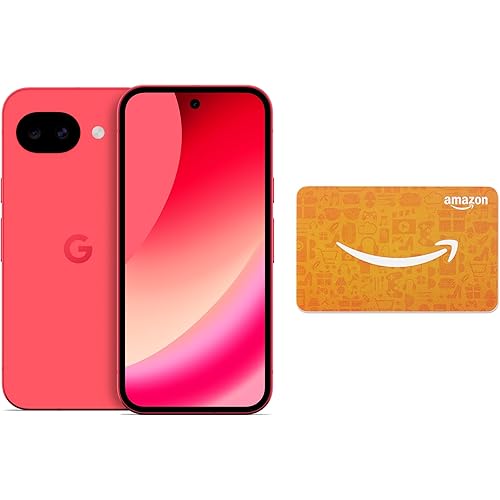 Google Pixel 10a - Berry - 128 GB with $100 Amazon Gift Card