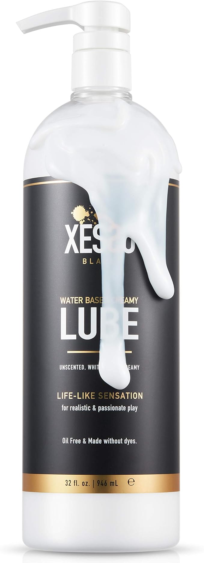 XESSO WaterBased Creamy White Lube, Unscented 32 fl.oz