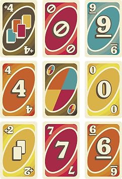 Mattel Game GXV43 UNO Iconic, 1970s Edition Ages 7 and Up