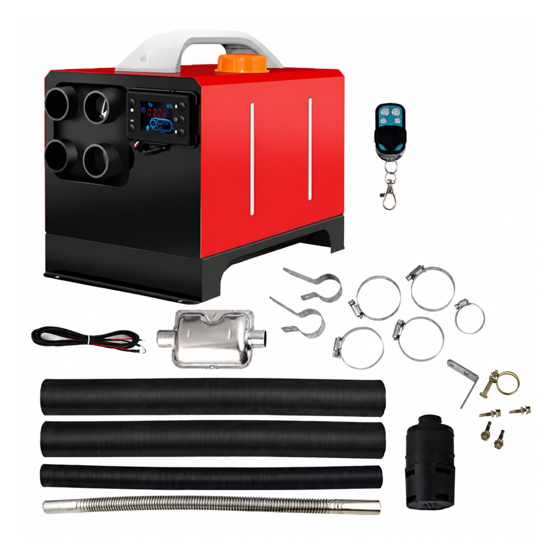 Amazon.co.jp: Gwrv FFヒーター 車載用暖房 12V/24V 2KW 軽油対応 10L