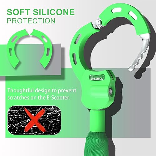 Miniatura 3 de Cerradura eléctrica para scooter, cerradura de cadena de 0.315 pulgadas, resistente antirrobo con 3 llaves para bicicleta eléctricascooters