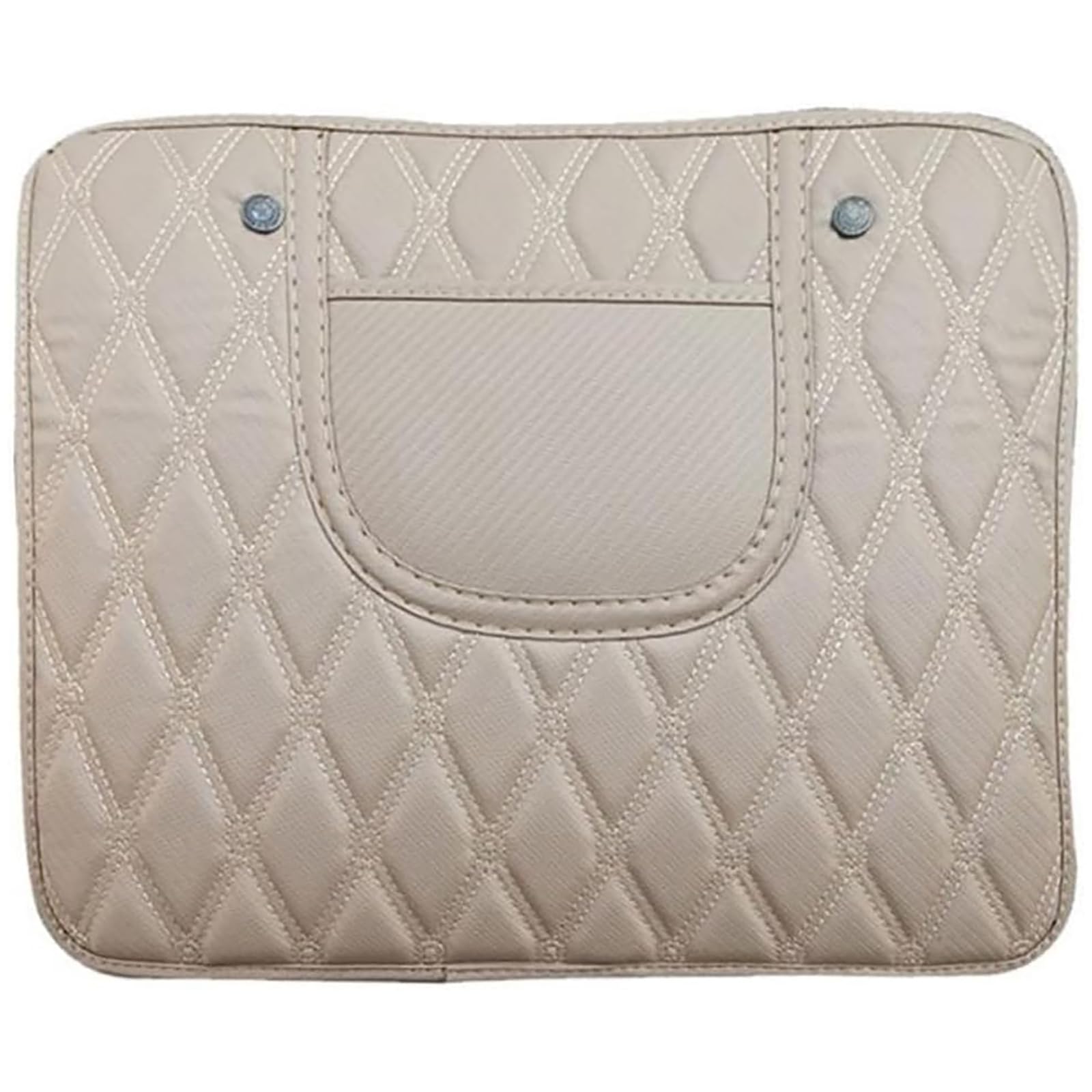 2 Piezas Almohadillas Antipatadas Asiento Coche para Land Rover Defender, Cuero Respaldo Asiento Trasero Almohadillas Impermeable Protectora Pad Accesorios Interior,A/Beige