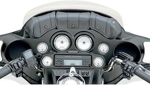 Miniatura 2 de Saddlemen 3508-0015 Cruis'n Deluxe - Bolsa para parabrisas con 3 bolsillos, color negro