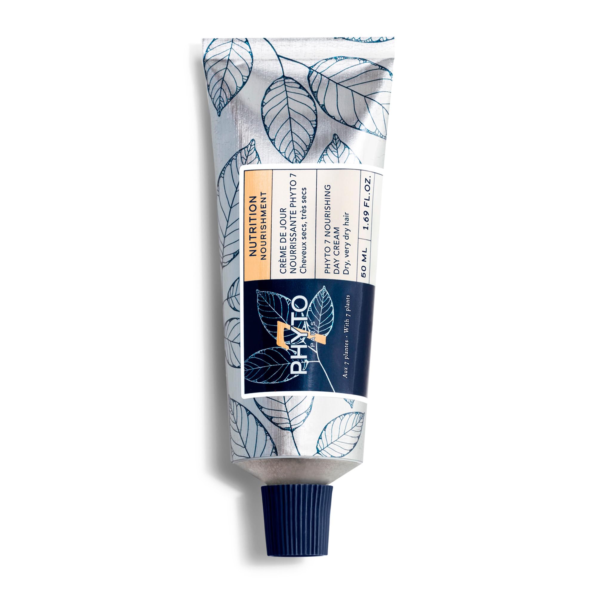 Crème de Jour Nourrissante Phyto 7 - 50ml pour Cheveux Secs