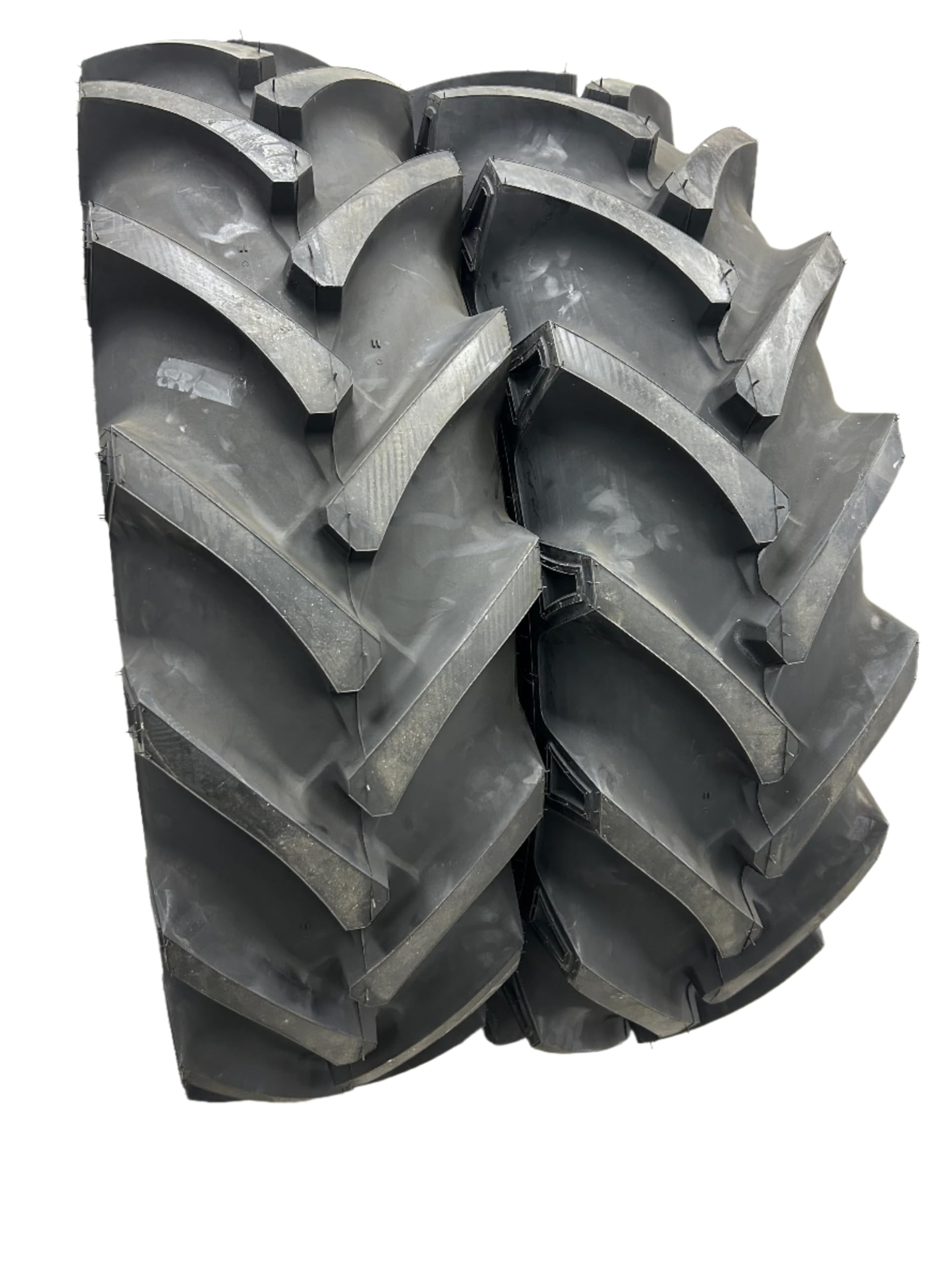 2 (TWO)- 11.2-24 Tractor Tires R-1 8 Ply AG Tractor HD Tires 11.2 24 with Tubes Heavy Duty