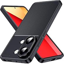 Poco X8 Pro Max Uyumlu, Kamera Korumal , Karbon Tasar m, Silikon K l f, Siyah