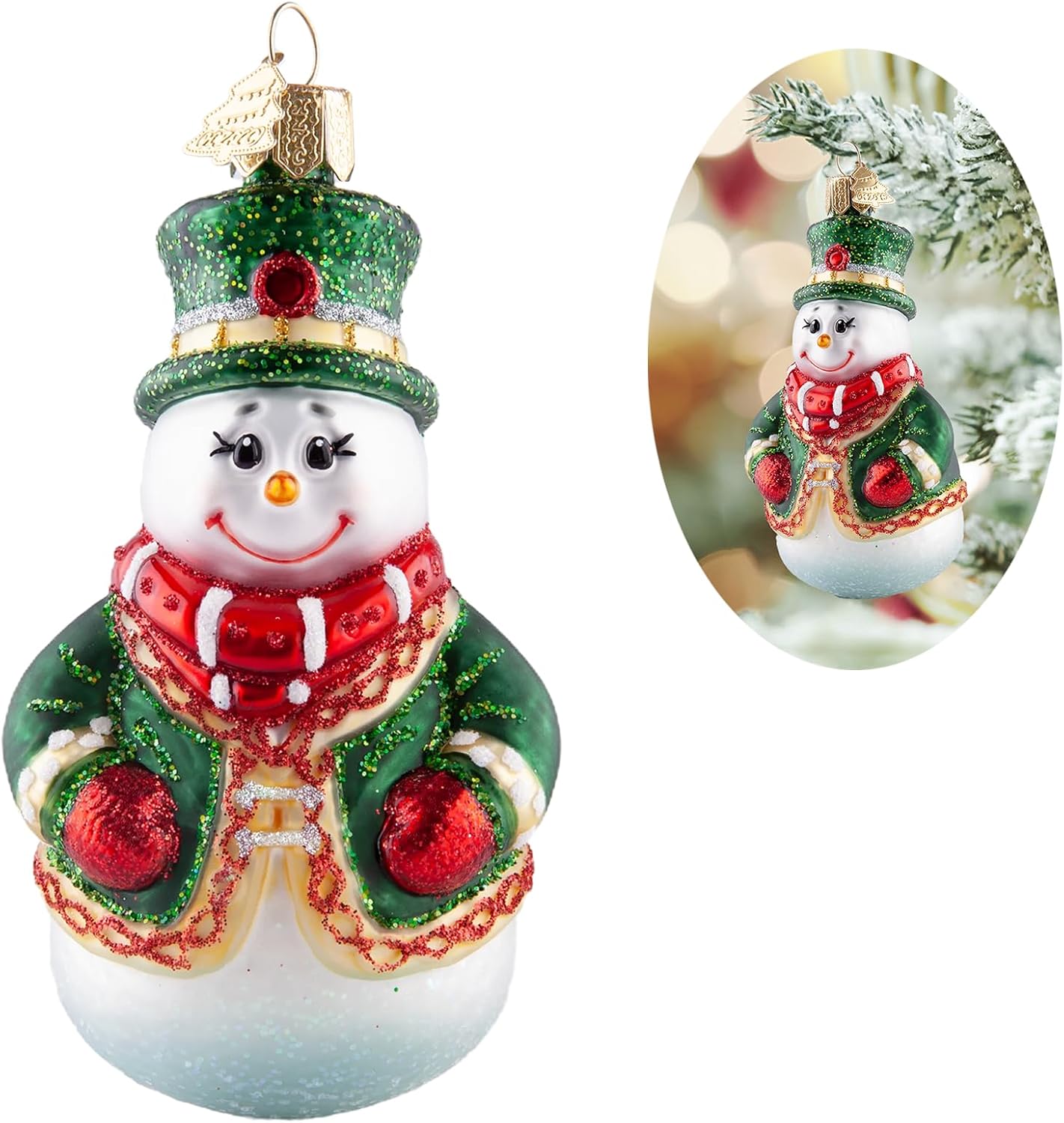 Snowman Christmas Tree Ornaments,Hand-Blown Glass Ornaments for Christmas Tree,Top Hat Collection Figurine Hanging Ornament,Christmas Decorations for Snowman Lovers Holiday Party Gifts Snowman Christmas Tree Ornaments,Hand-Blown Glass Ornaments for Christmas Tree,Top Hat Collection Figurine Hanging Ornament,Christmas Decorations for Snowman Lovers Holiday Party Gifts