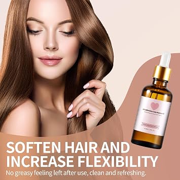Beauty Hair Oil for Women - Natural Hair Growth Oil, Soothes Scalp & Reduces Dandruff, Strengthens Thin Hair for Voluminous Shine.