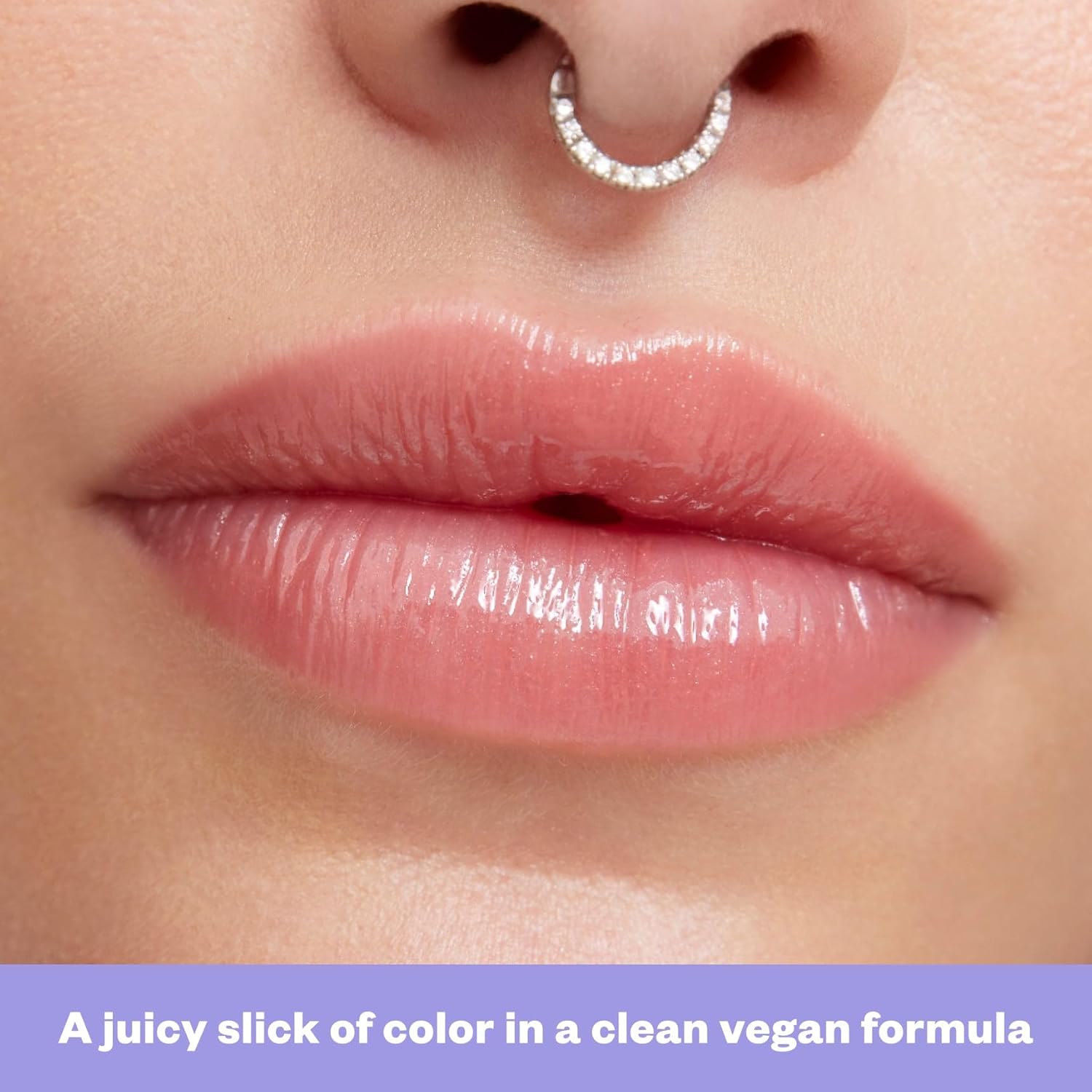 Kosas Wet Lip Oil Gloss - Hydrating Lip Plumping Treatment with Hyaluronic Acid & Peptides, Non-Sticky Finish (Unbuttoned)