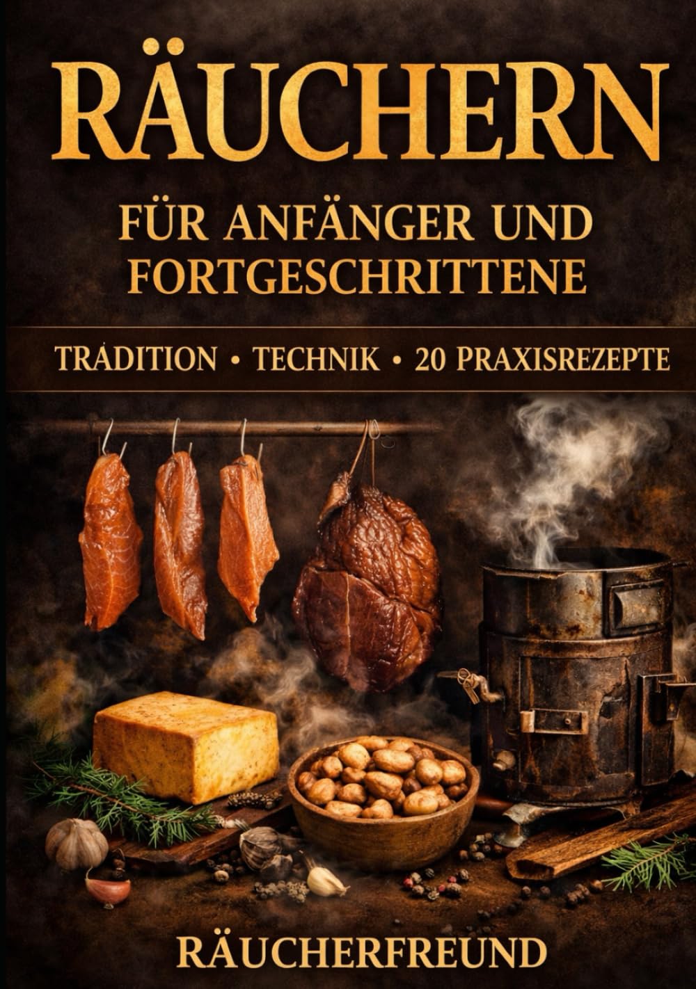 Räuchern für Anfänger und Fortgeschrittene: Tradition • Technik • 20 Praxisrezepte (German Edition)      Hardcover – Large Print, February 27, 2026