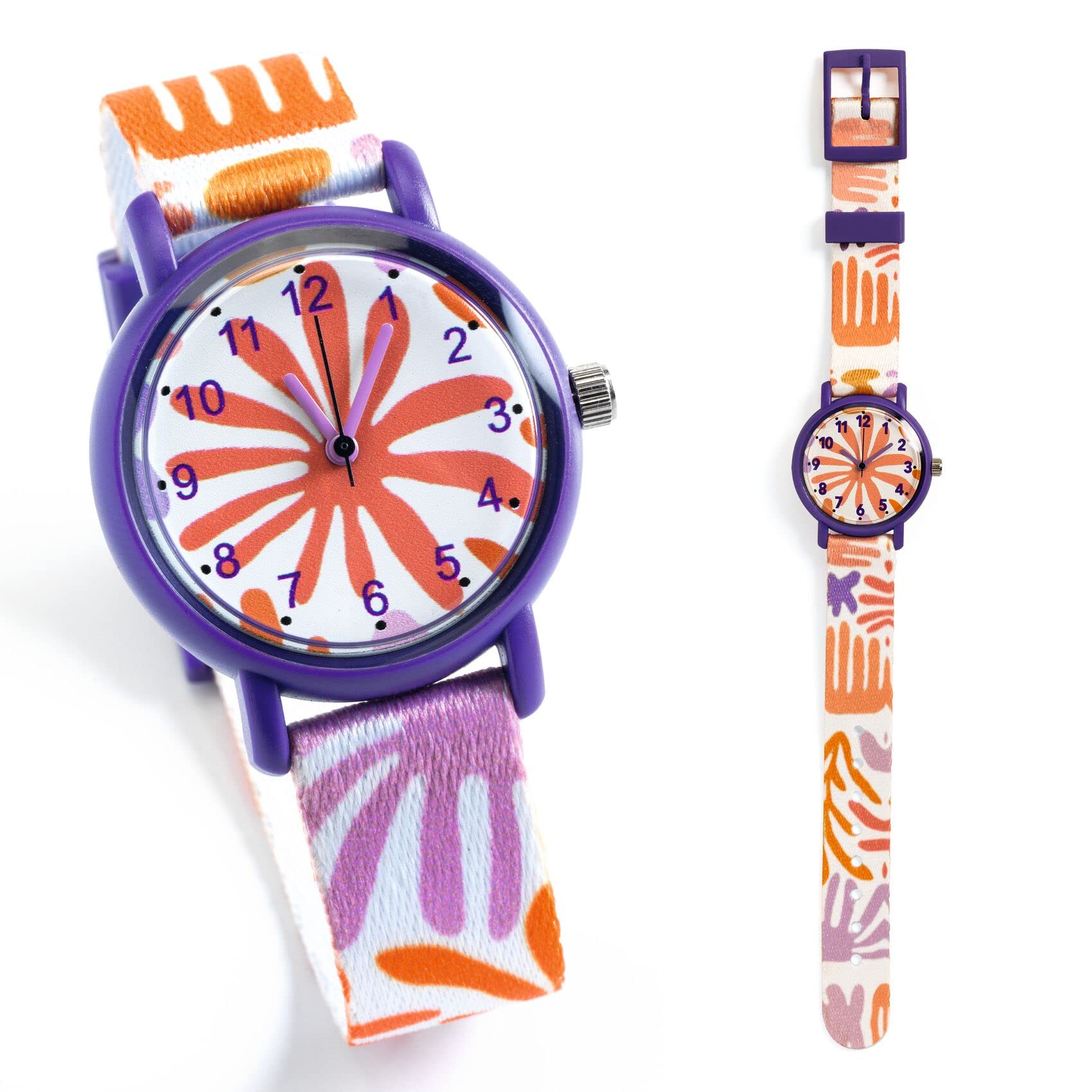 LBR Leaves 50433 Montre d'apprentissage, Multicolore