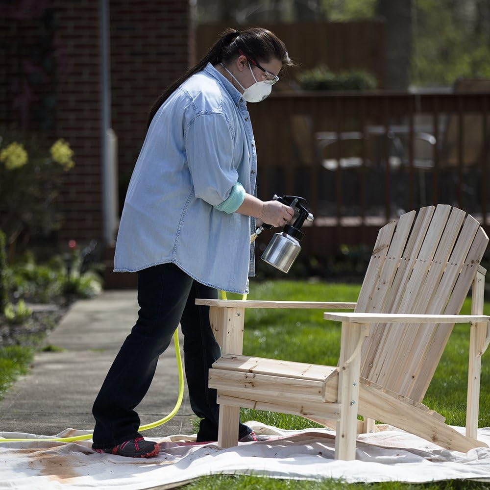 General Purpose Pain Spary Gun with 1-Quart Canister and Fluid Control (Campbell Hausfeld DH420000AV)