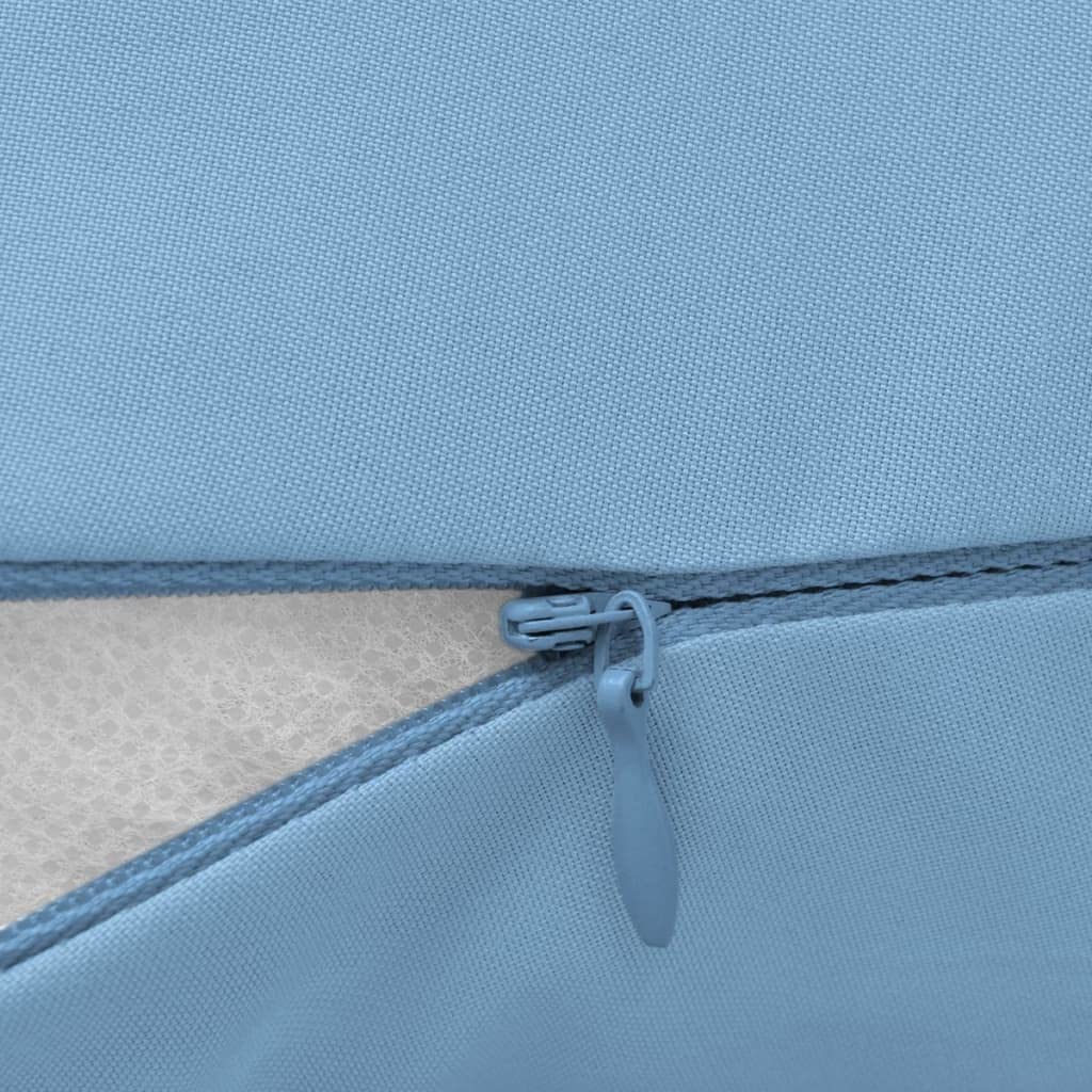 Cojín de maternidad 90 x 145 cm azul claro microfibra con relleno de algodón PP en forma de U ergonómica almohada para dormir de lado para dormir boca abajo y espalda para apoyar y cómodo