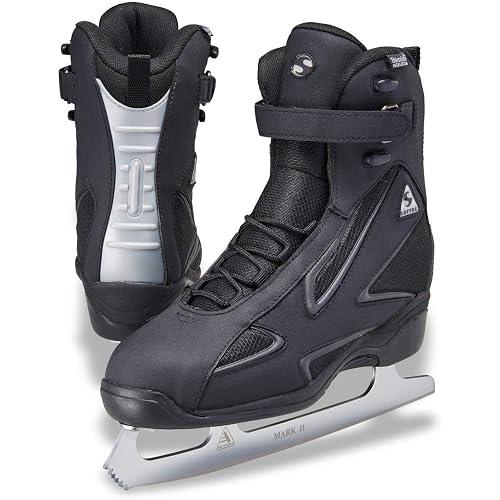 Jackson Ultima Softec Elite Black Mens Ice Skates with Mark II Blades