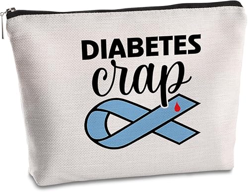 SYIJIMSJKT Suministros para diabéticos, bolsa de suministros para diabéticos, kit de emergencia diabética, divertida bolsa de cosméticos de viaje disponible en Yaxa Colombia