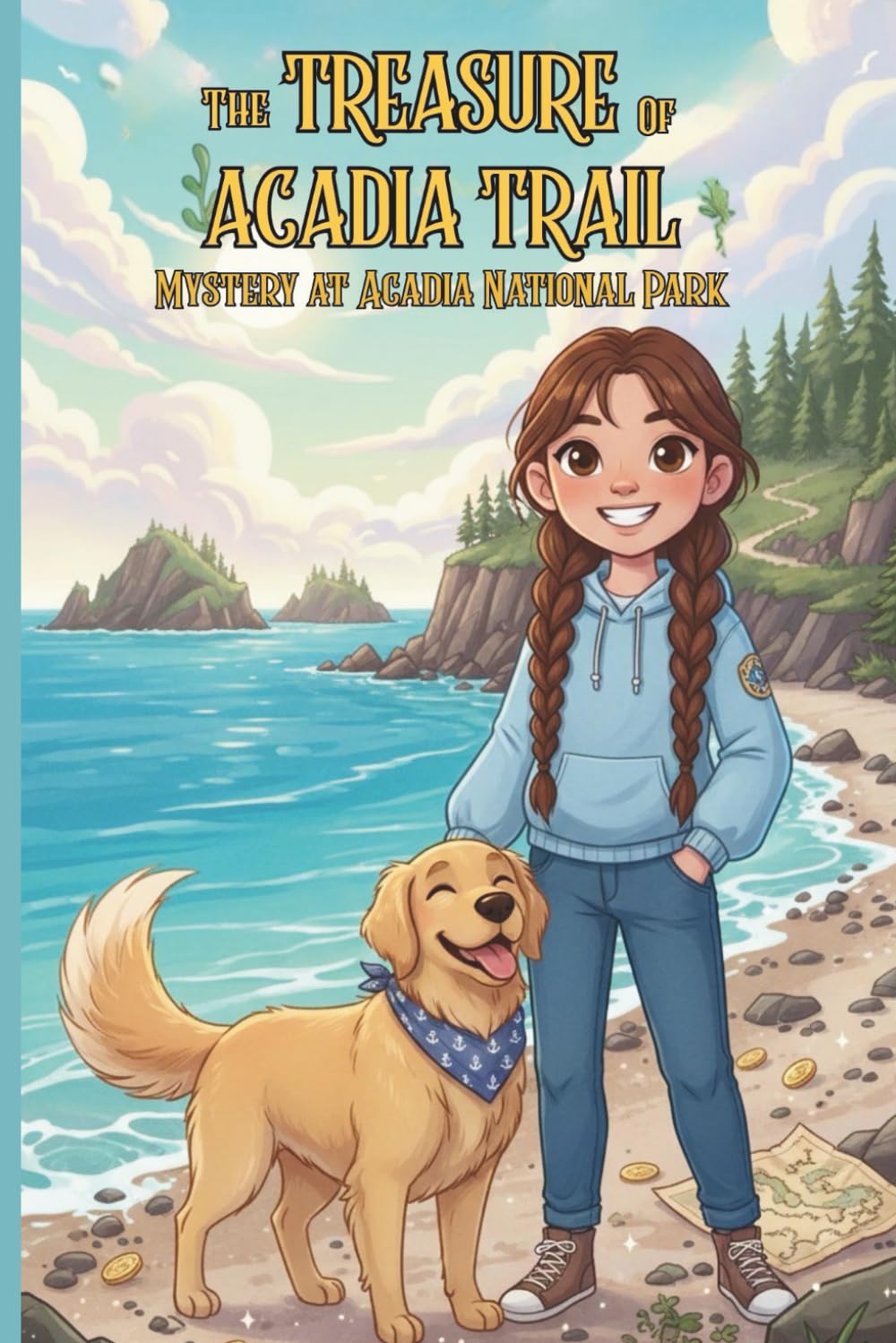 The Treasure of Acadia Trail: Mystery at Acadia National Park (National Park Mysteries)