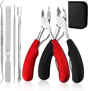 Sakolla Toenail Clippers for Seniors Thick Toenails - Large Nail Clippers for Thick & Ingrown Toenails Podiatrist Toenail Clippers Heavy Duty Professional Toenails Trimmer