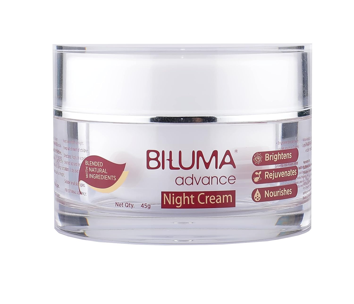 Bi-luma Advance Skin brightening Night cream with Vitamin C and hyluronic acid for even skin tone, dark spots and wrinkles Bi-luma Advance Skin brightening Night cream with Vitamin C and hyluronic acid for even skin tone, dark spots and wrinkles