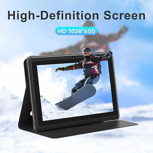 Miniatura 5 de Tablet Android 14.0 de 7 pulgadas con funda protectora, 8 GB (4+4 GB expandir) RAM+ 32 GB ROM, pantalla IPS, cámara dual, Bluetooth 5.0 WiFi Tab