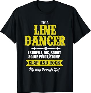 Linedance Dancer Line Dancer Rock Music Dancer Gift T-Shirt