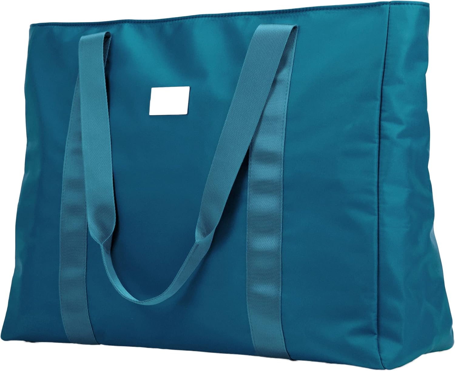 Badgley Mischka Nylon Weekender Duffel Bag | Lightweight Packable Travel Bag (Aqua)
