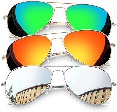 Joopin Bulk Trendy Aviation Sunglasses Polarized UV Protection Retro Sun Glasses Cool Sunnies Fashion Shades