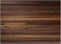 Vista 6 de CONSDAN Tabla de cortar de nogal para cocina, madera dura cultivada en EE.UU., 20 x 15 pulgadas, con asa interior invisible, preacabada con aceite