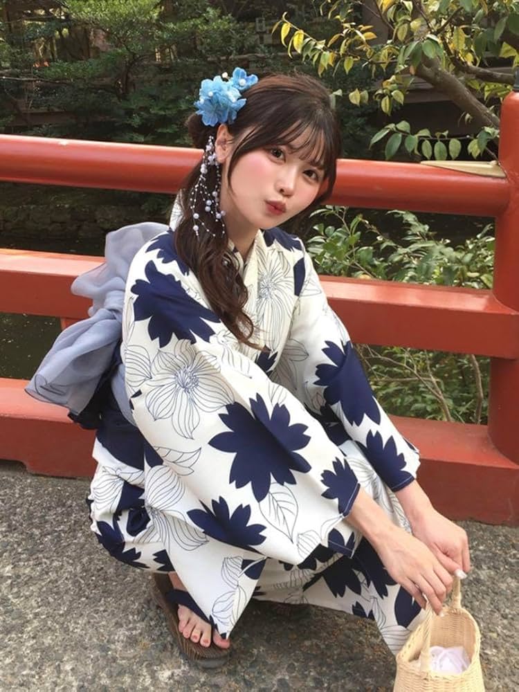 花柄浴衣セット gi1527 km118 gi1417 GRL グレイル 浴衣花柄浴衣