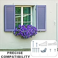 Vista 6 de Kit de cierrapuertas con mosquitera, piezas de repuesto de acero de calidad compatibles con Wright Products, piezas de cierrapuertas con soportes