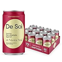 Vista 8 de De Soi Golden Hour Mocktails NA Drinks 8 onzas líquidas (paquete de 12) - Bebida adaptógena, bebida espumosa con botánicos calmantes, bebidas sin